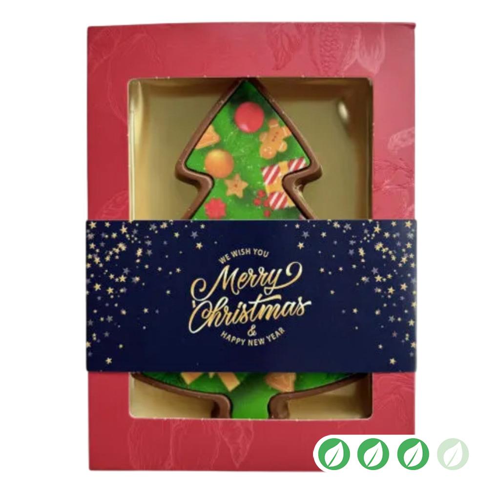 Chocolade Kerstboom Merry Christmas melk 175 gram Groen 3kerst_0200__1.jpg