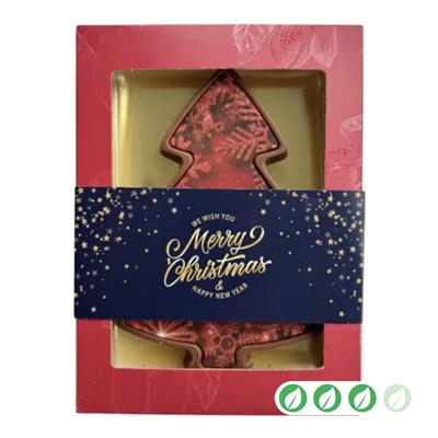 Chocolade Kerstboom Merry Christmas melk 175 gram Rood 3kerst_0201__1.jpg