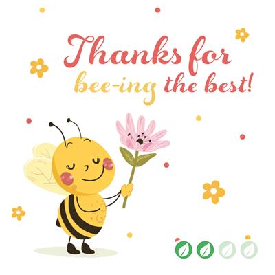 Wenskaart Thanks Bee pwk01bed003__1.jpg